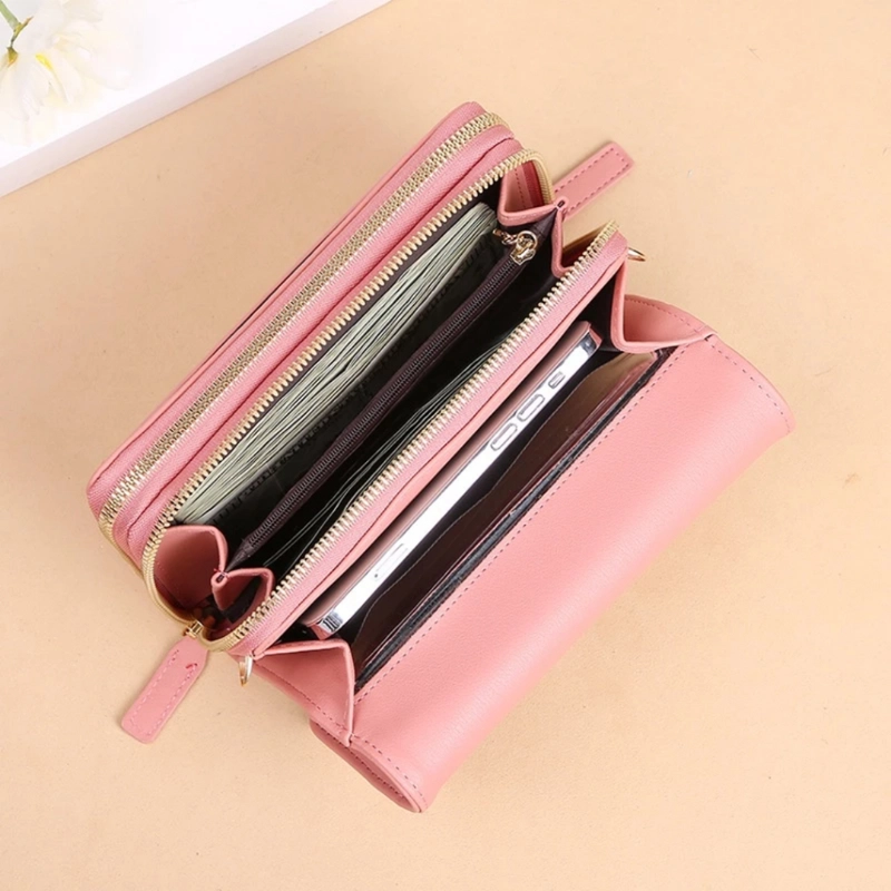 Product image KAHASIL - Tas Selempang Wanita Sling Bag Dompet Hp Kulit PU Leather KHTS02 all variant PINK